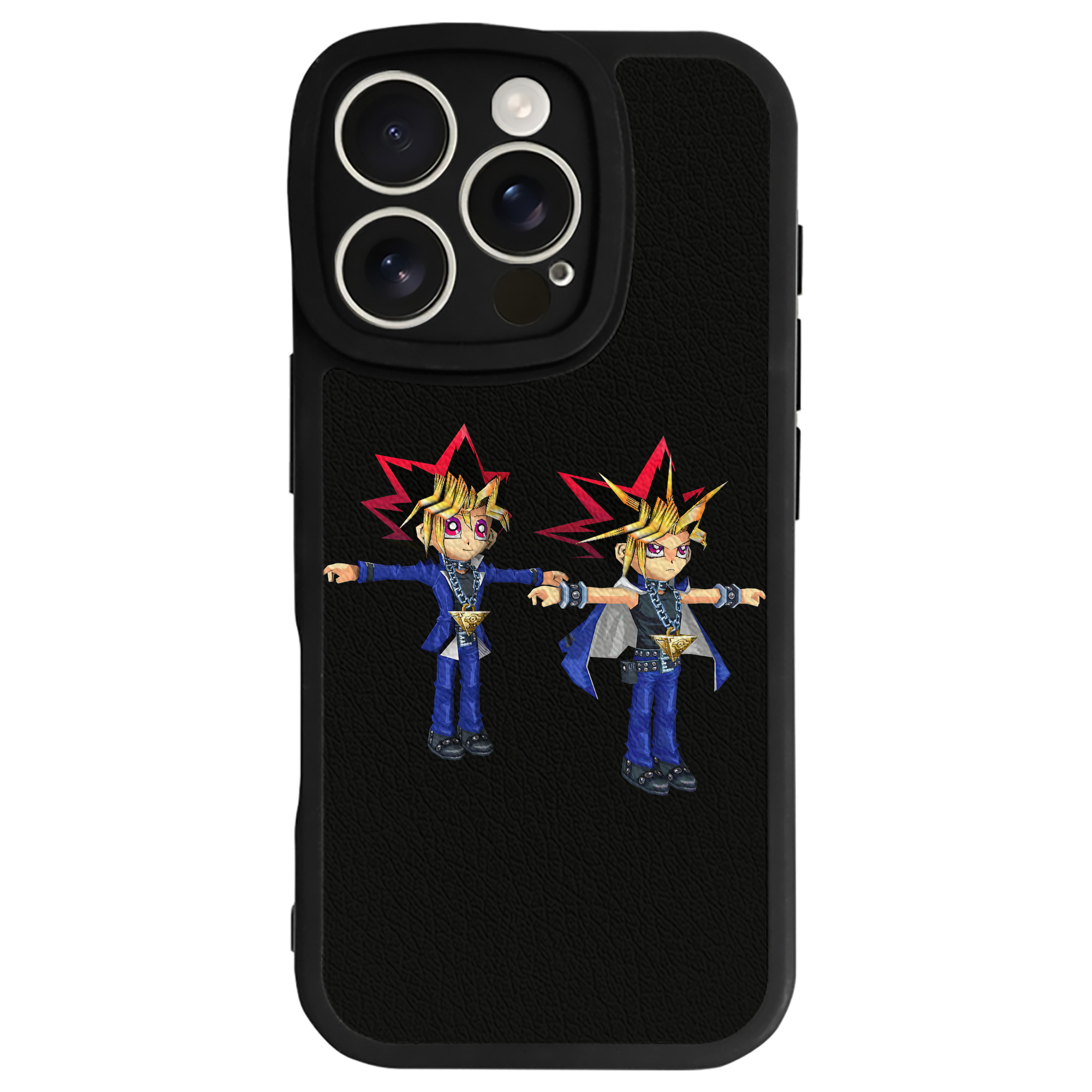 遊☆戯☆王 Yu-Gi-Oh! 【iPhone 16シリーズ対応】シリコンスマホケース（レザー調） 材質：シリコン